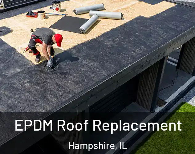  EPDM Roof Replacement Hampshire, IL
