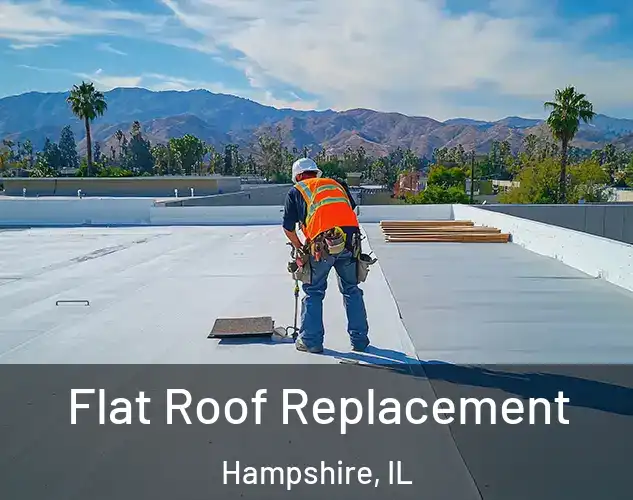  Flat Roof Replacement Hampshire, IL