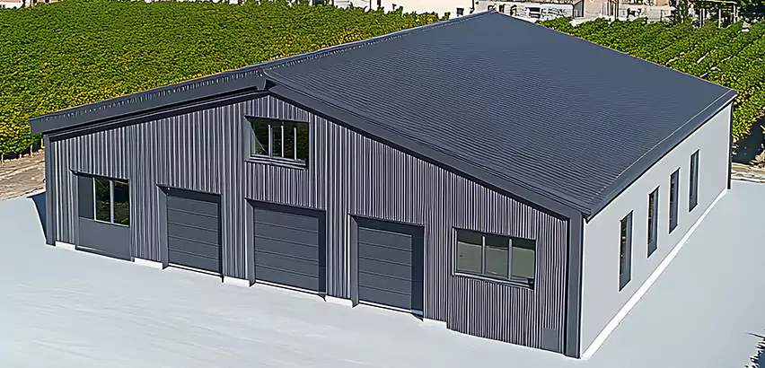Corrugated Garage Roof Repair in Hampshire