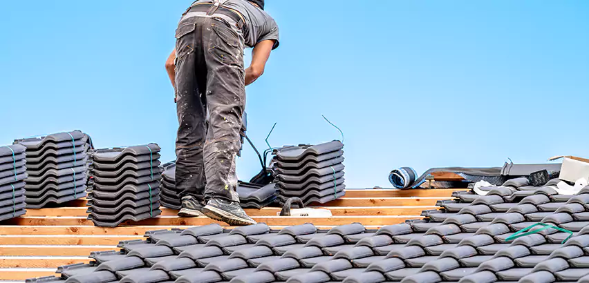 Replacing Tile Roof Underlayment in Hampshire