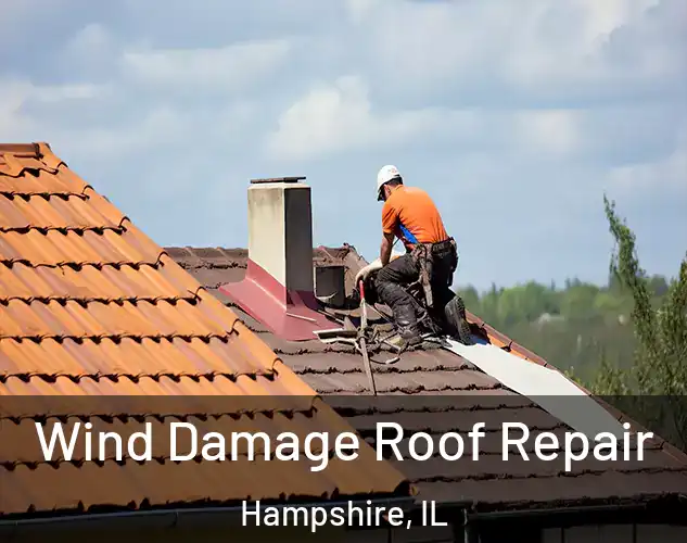  Wind Damage Roof Repair Hampshire, IL